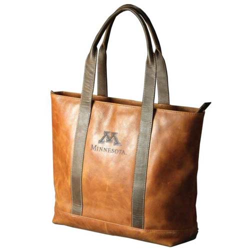 Carolina Sewn University of Minnesota M Tote Bag - Brown