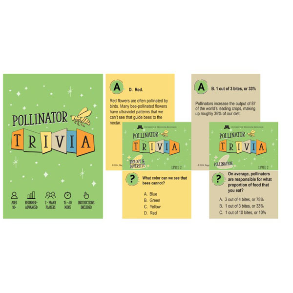 Pollinator Trivia Game - Clear