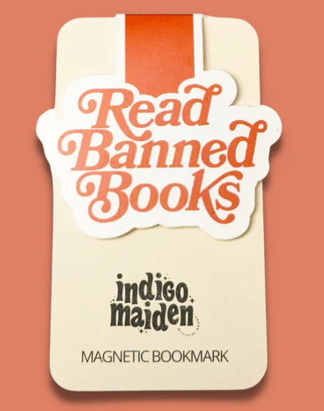 Read Banned Books Magnetic Bookmark