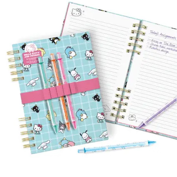 Hello Kitty Notebook and Pen Set - Blue