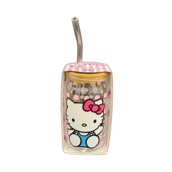 Hello Kitty Glass Tumbler  - Clear