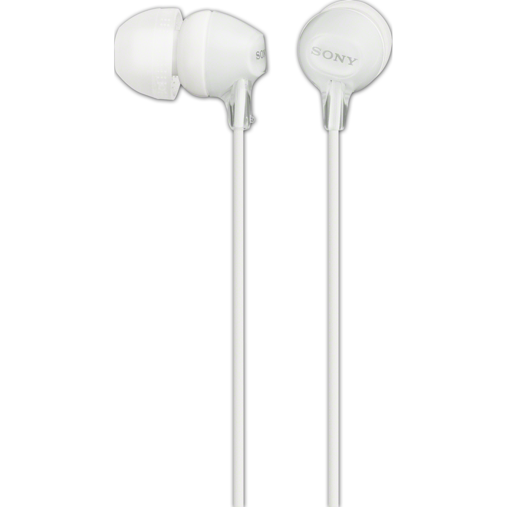 Sony Comfortable Fit Stereo In-Ear Earbuds - White