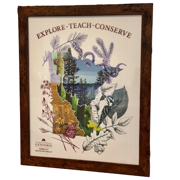 University of Minnesota Master Naturalist Poster  - Oatmeal / Khaki / Tan