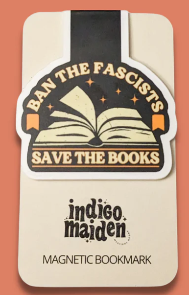 Magnetic Bookmark Ban The Fascists Save The Book