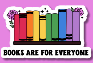 Books Are For Everyone Sticker
