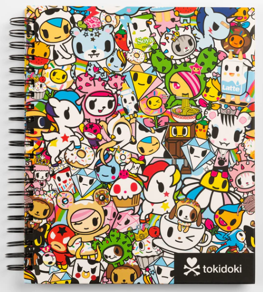 Tokidoki Blank Sketchbook ( Spiral )