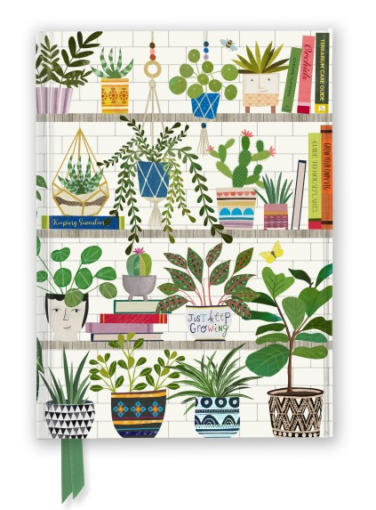 Georgia Breeze : Books &amp; Plants ( Foiled Journal )