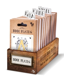 Letter Book Plates - Various Initials