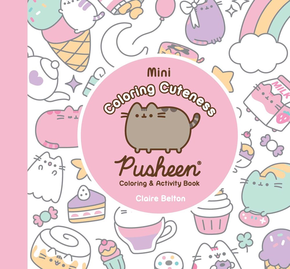 Mini Coloring Cuteness : A Pusheen Coloring And Activity Book