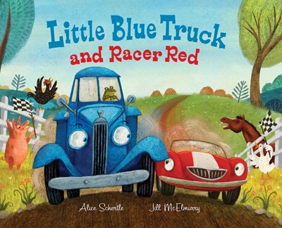Little Blue Truck And Racer Red - Hardcover