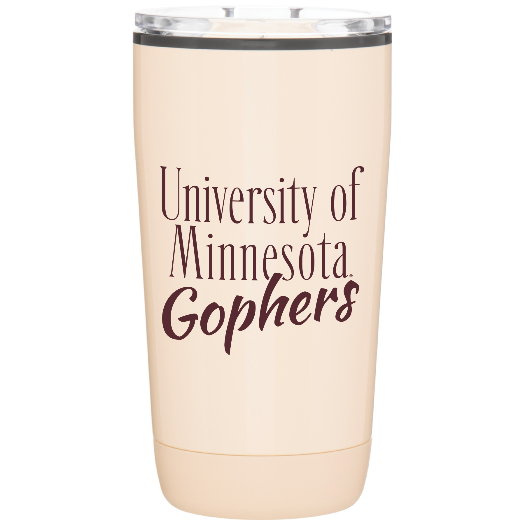 University of Minnesota Gophers 16 oz.  Tumbler  - Oatmeal / Khaki / Tan