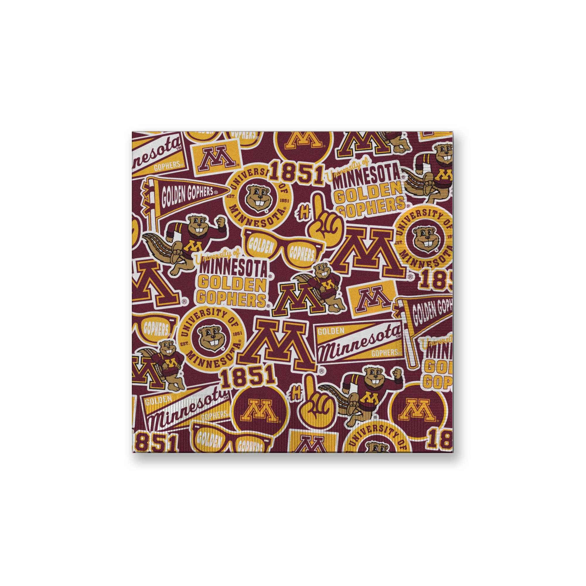 University of Minnesota Goldy Napkins  - Maroon