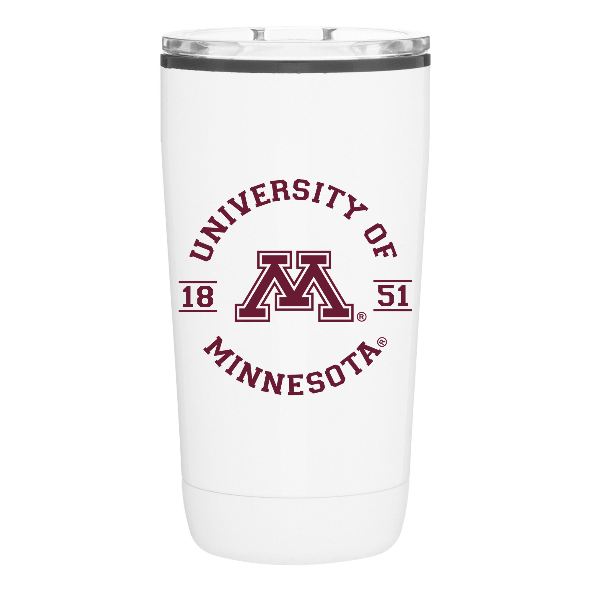 Spirit University of Minnesota M 16 oz Tumbler  - White