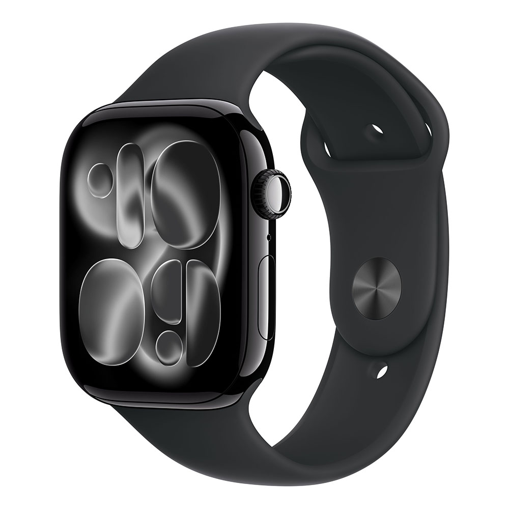 Apple Watch Series 11 - 42mm, Black, Aluminum, GPS, Black Sport Band S/M
