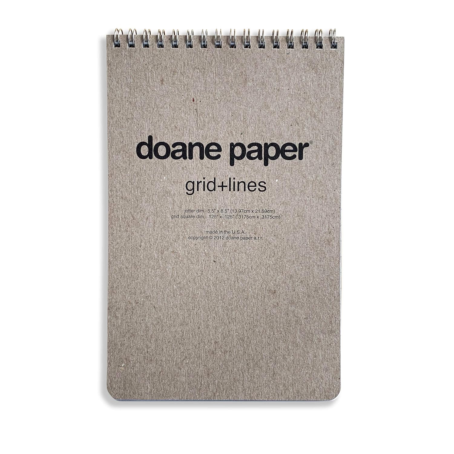 Doane Paper Grid Lines Large Flap Jotter | U of M Bookstores