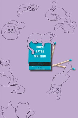Burn After Writing Purple With Cats - Non-book Item