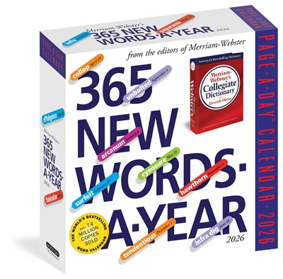 365 New Words-a-year Page-a-day Calendar 2026 - Calendar