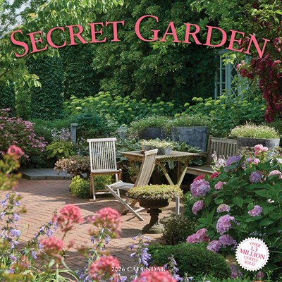 Secret Garden Wall Calendar 2026 - Calendar