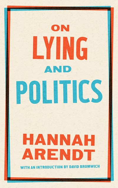 On Lying And Politics - Paperback