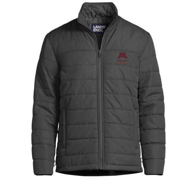 Lands' End Humphrey School of Public Affairs Men's Insulated Jacket - S, Gray