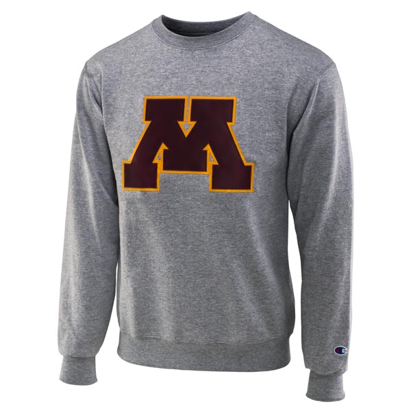 Champion University of Minnesota M Crewneck Sweatshirt | U of M