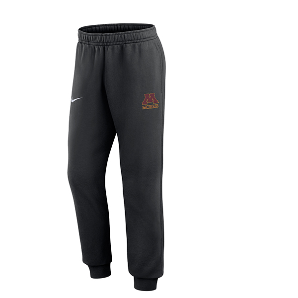 Nike University Minnesota Morris Jogger Pant - 2XL, Black