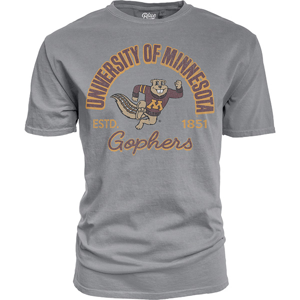 Blue 84 University of Minnesota Charging Goldy  - S, Gray