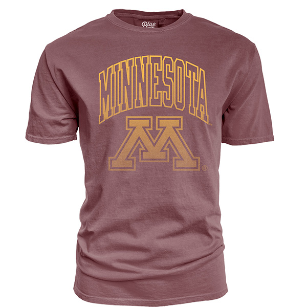 Blue 84 University of Minnesota Tee  - S, Maroon