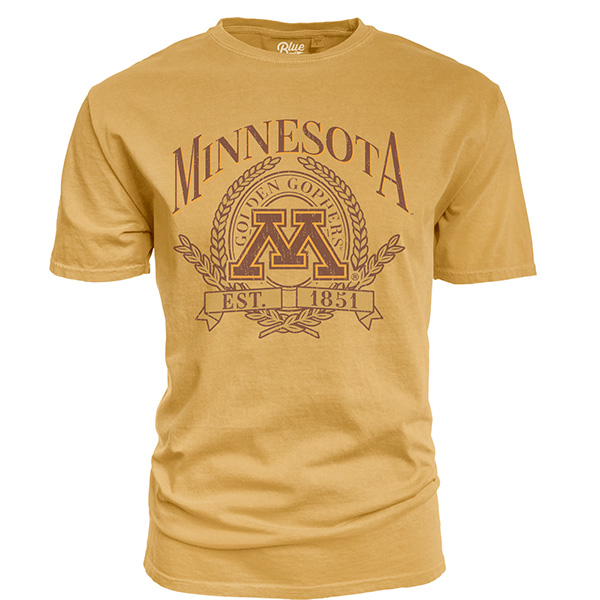 Blue 84 University of Minnesota Tee - S, Gold