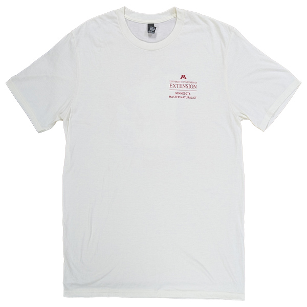 University of Minnesota Master Naturalist Crew Neck Tee - S, Oatmeal / Khaki / Tan