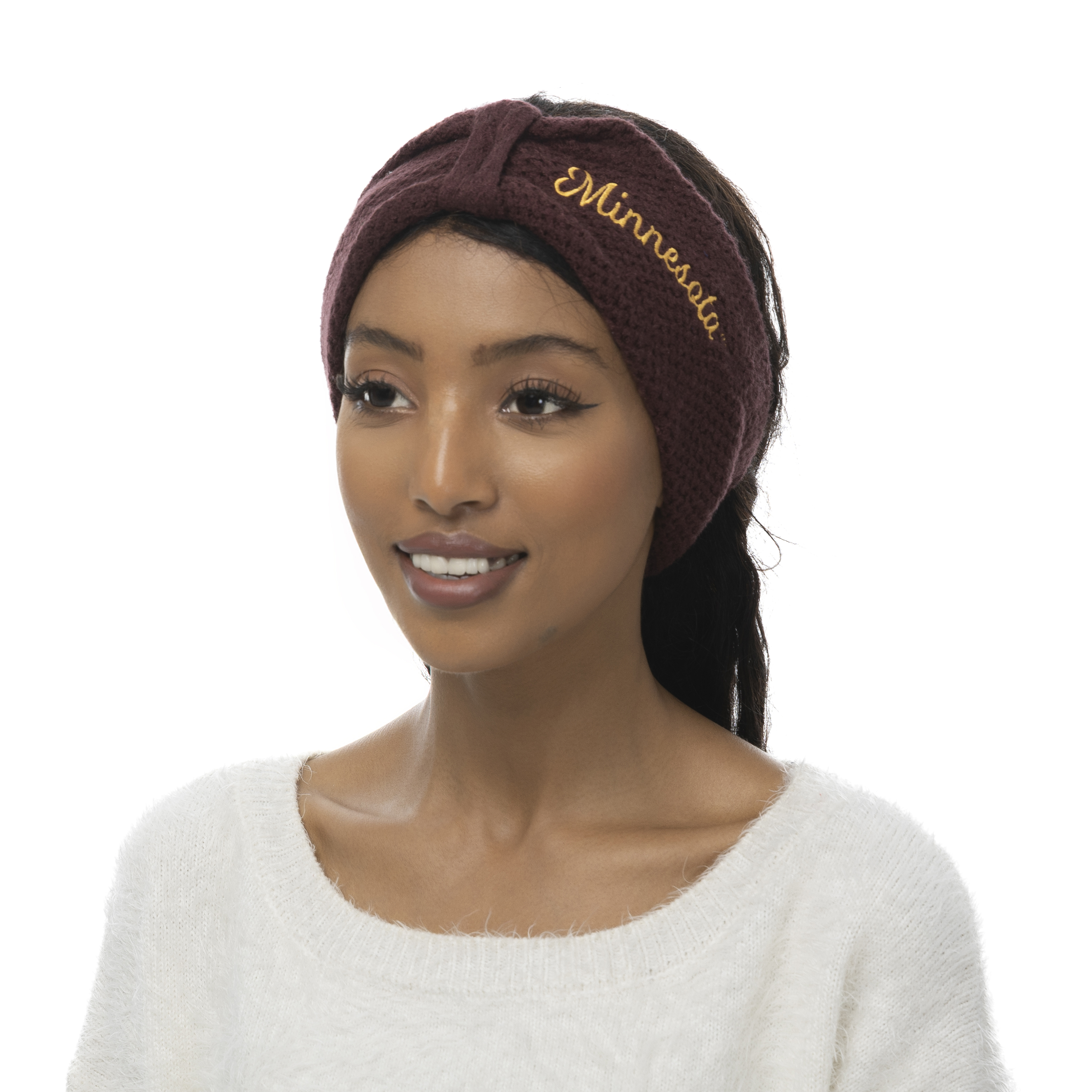 Zoozatz Women's University of Minnesota Knit Headband  - Maroon