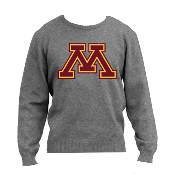 Brüzer Knit University of Minnesota M Sweatshirt - S, Gray