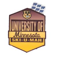 University of Minnesota Sticker - Maroon