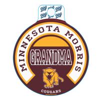 Blue 84 University of Minnesota Morris Grandma Sticker - Maroon
