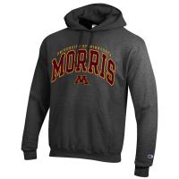 Champion University of Minnesota Morris Twill Hoodie - XS, Gray