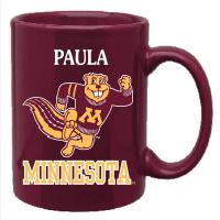 University of Minnesota Paula Charging Goldy Mug - Maroon