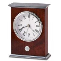 University of Minnesota Rosewood Desk Clock - Brown