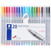 Staedtler Triplus Fineliner Assorted 20pk