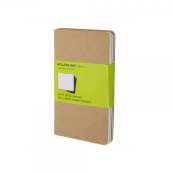 Moleskine Pocket Plain Notebook 3 Pack