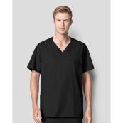 DT WonderWORK Men’s Multi-Pocket V-Neck Top - XS, School of Dentistry DT -  Black