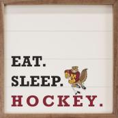 University of Minnesota Hockey Sign - Oatmeal / Khaki / Tan
