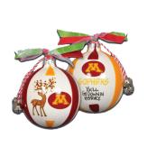University of Minnesota Ceramic Ornament - White