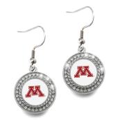 University of Minnesota Dangle Earrings - Gray