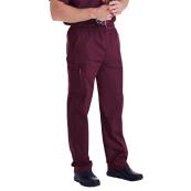 Men's Cargo Scrub Pant - L, School of Nursing, Anesthesia, Medical Laboratory Sciences - Wine