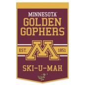 University of Minnesota Wool Golden Gophers Banner - Maroon