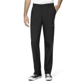 DT W123 Men’s Flat Front Double Cargo Pant - XS, School of Dentistry DT -  Black