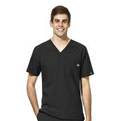 DT W123 Men’s V-Neck Top - XS, School of Dentistry DT -  Black