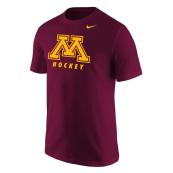 Nike Minnesota M Hockey T Shirt - S, Maroon