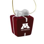 LXG University of Minnesota M Morris Ceramic Present Ornament - Maroon