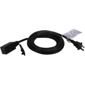 Onhand Extension Cord - Black 15ft BP